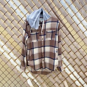 Hooded Plaid flannel